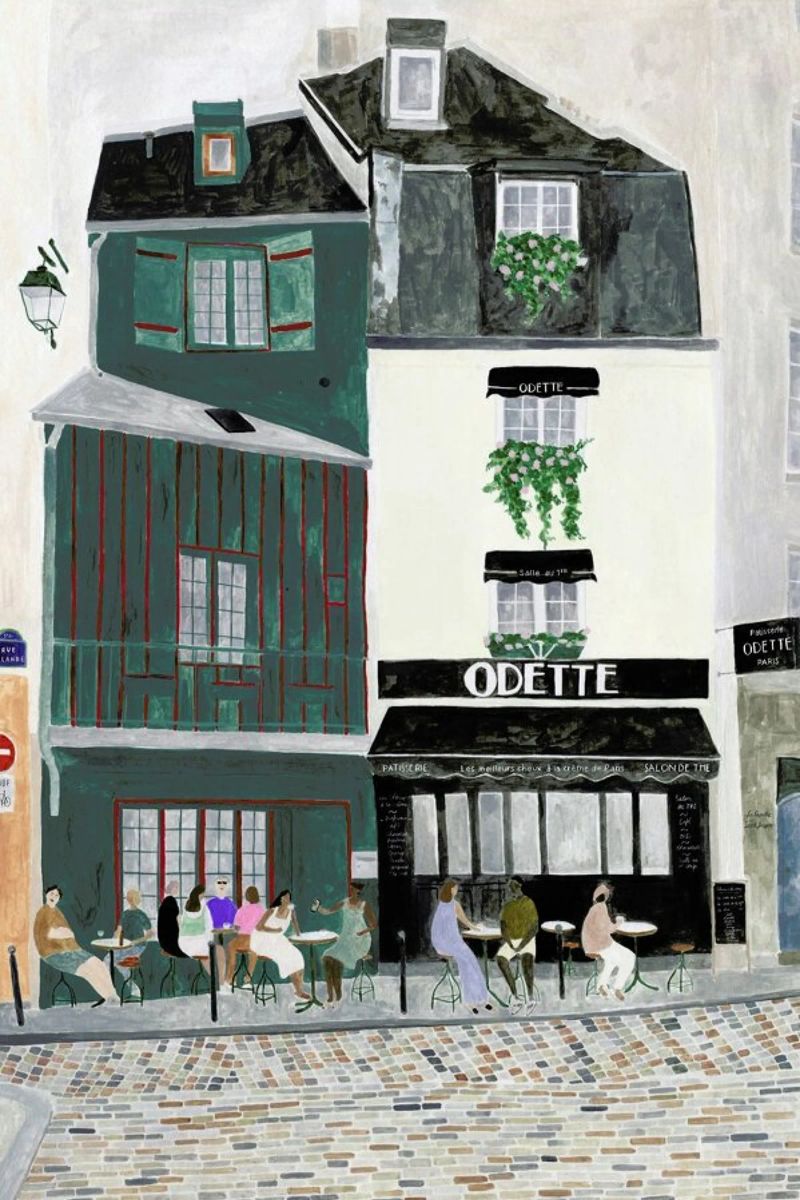 A Day In Paris poster de Isabelle Vandeplassche