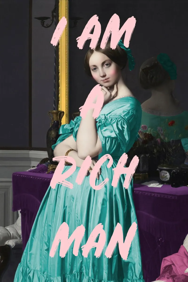 Rich Man Mint Art carta hahnemühle da GraceDigitalArtCo