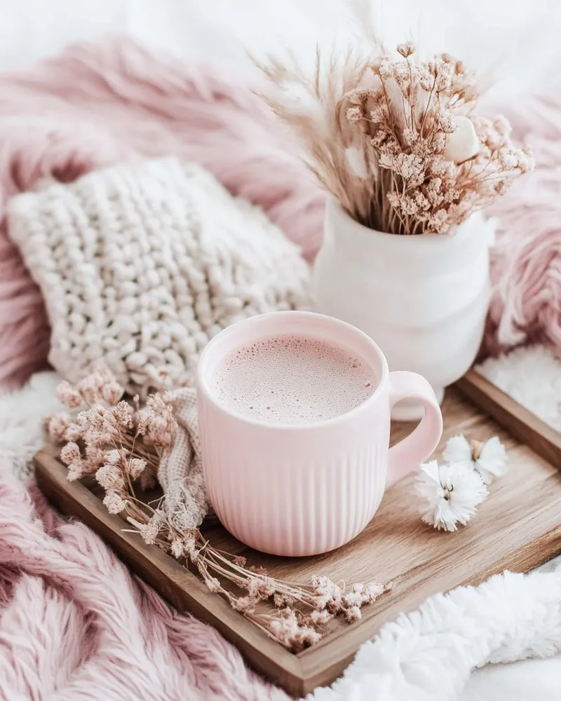 Blush Serenity alluminio dibond da PhotoVibe Decor