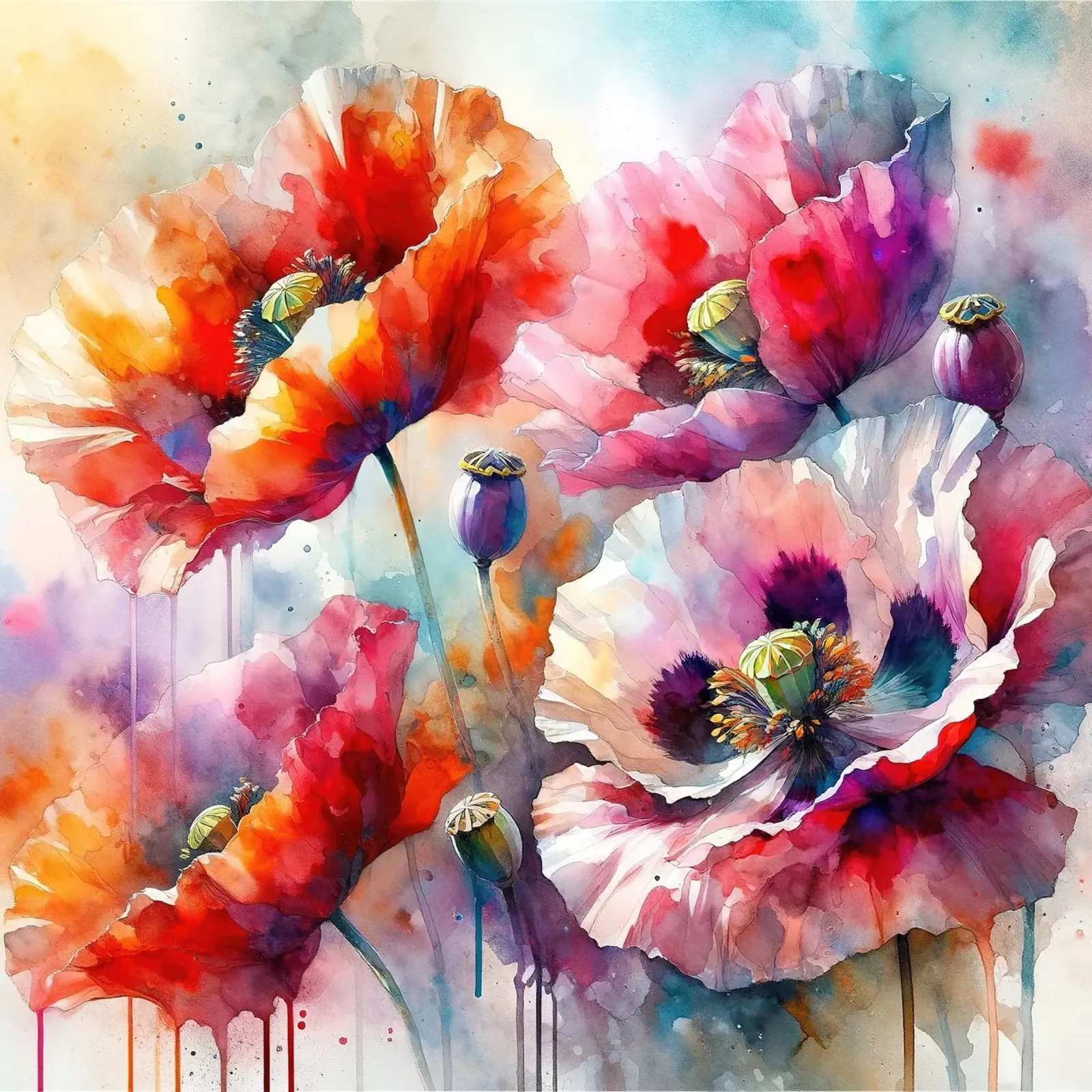Intenso splendore floreale pellicola backlit da Chromatic Fusion Studio