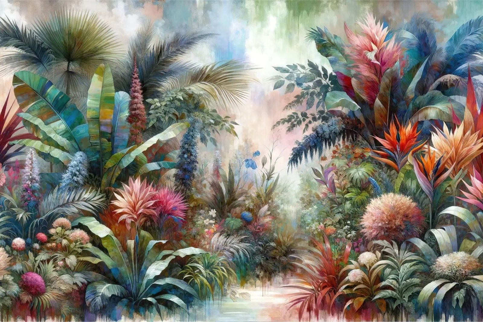 Eden tropical luxuriant poster de Chromatic Fusion Studio