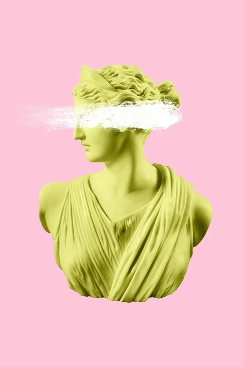 Yellow and Pink Goddess poster da GraceDigitalArtCo