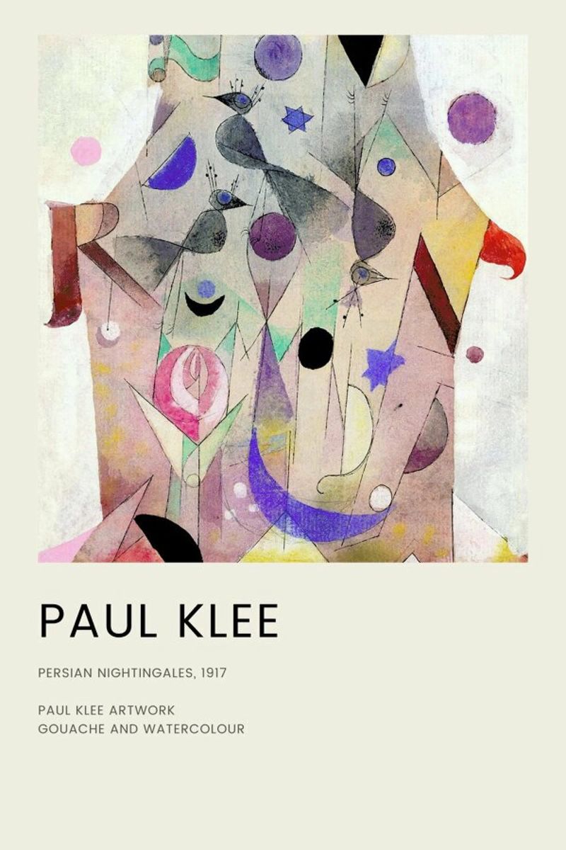 Klee - Persian Nightingales Poster von Vintage by JUNIQE