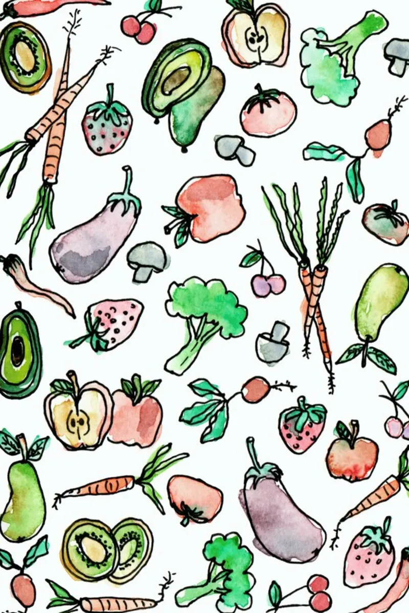 Fruits and Veggies pellicola backlit da KP Design