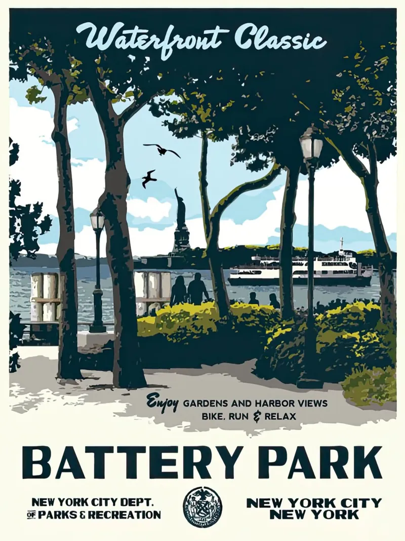 Battery Park pellicola backlit da willtahuyshop