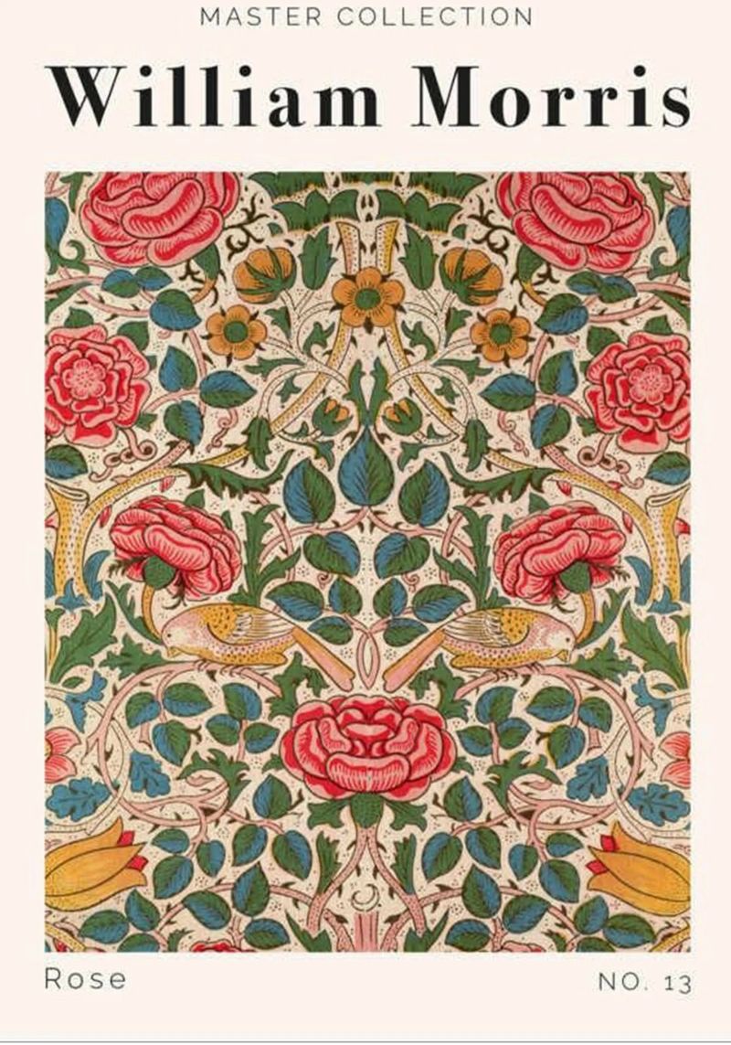 william morris-schöne rosen Poster von william art