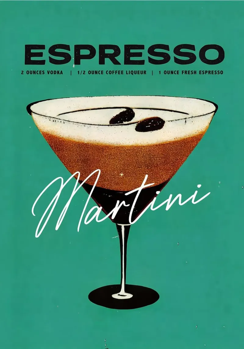 espresso martini poster da Kevin Walters