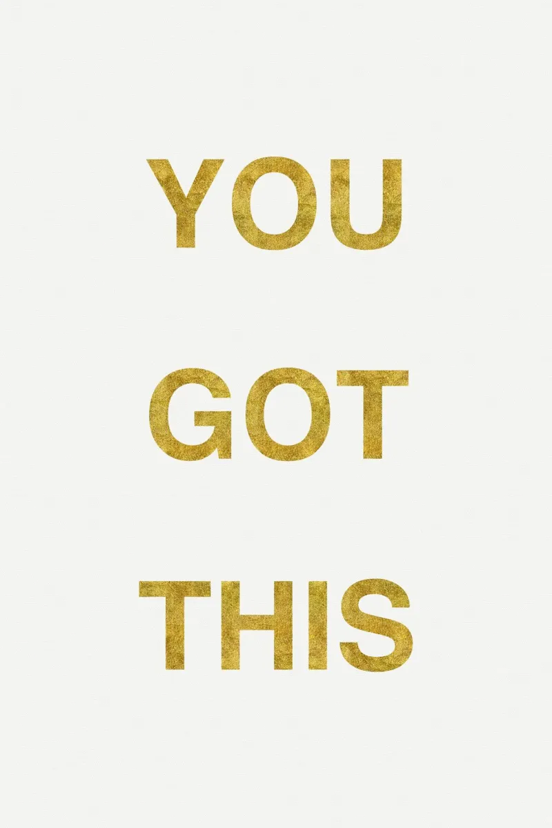You Got This - Office Art Work canvas van GraceDigitalArtCo