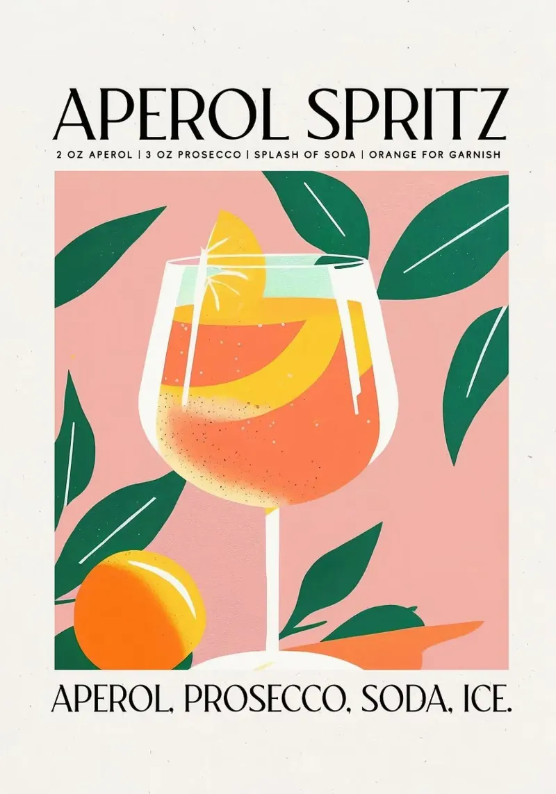 Aperol prosecco soda carta hahnemühle da Kevin Walters