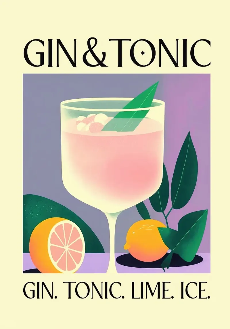 Gin Tonic Forex-Platte von Kevin Walters