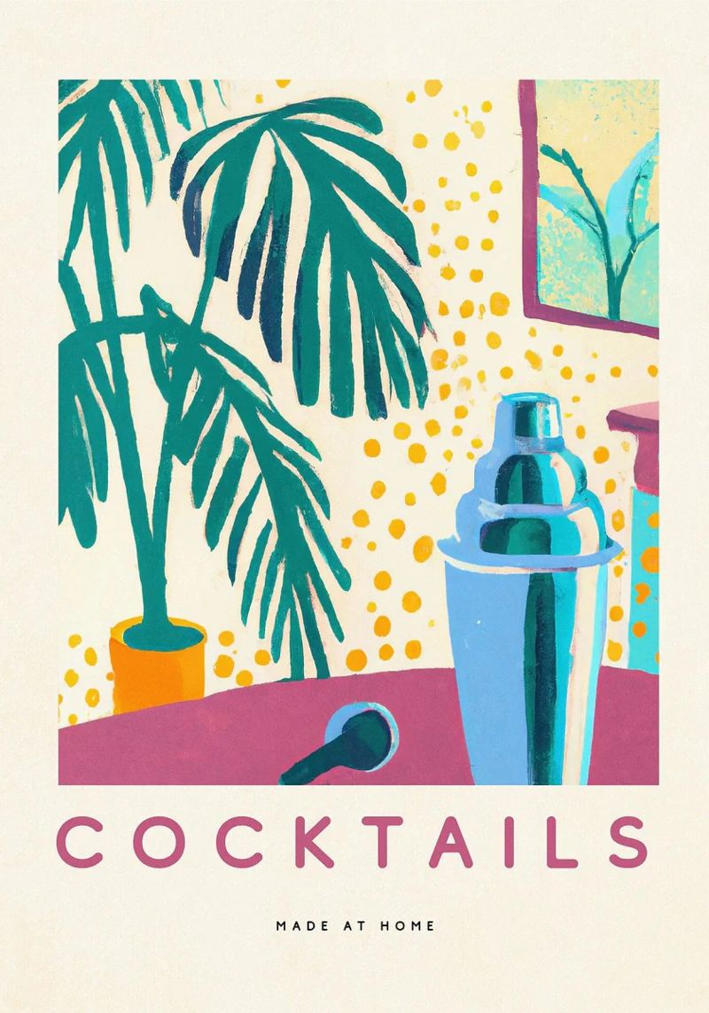 cocktail shaker Poster von Kevin Walters