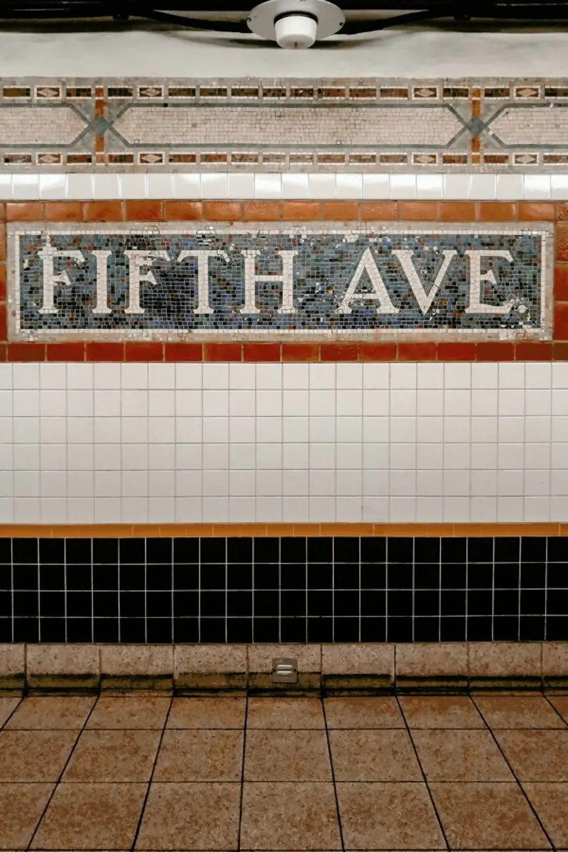New York no.18 poster con telaio in plastica da Froilein Juno