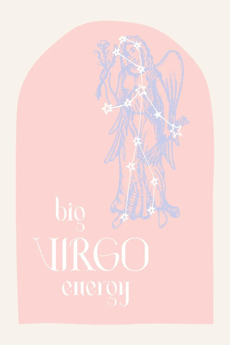 Big Virgo Energy poster con telaio in alluminio da GraceDigitalArtCo