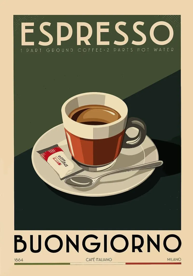 espresso coffee alu-dibond by John C Labut