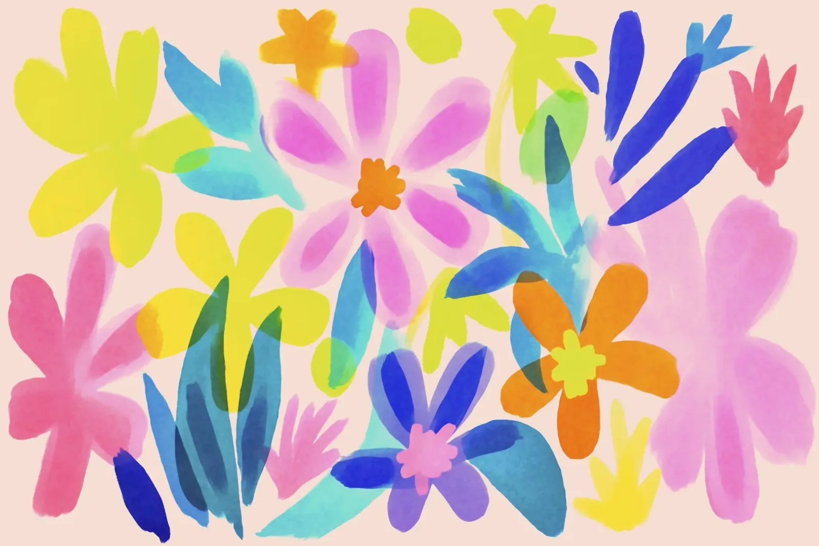 Fiori espressivi Summer Vibe pellicola backlit da Andrea Haase Modern Home