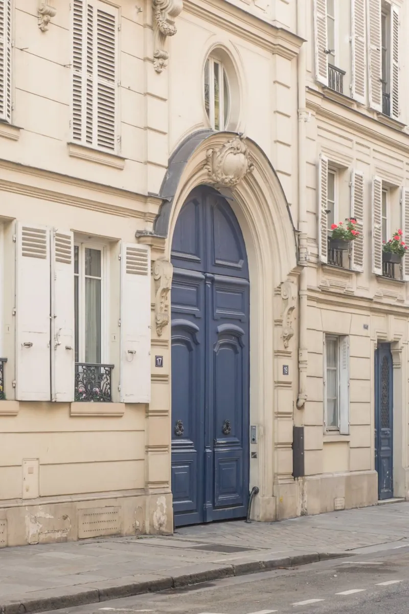 Paris Street Scene alluminio dibond da GraceDigitalArtCo