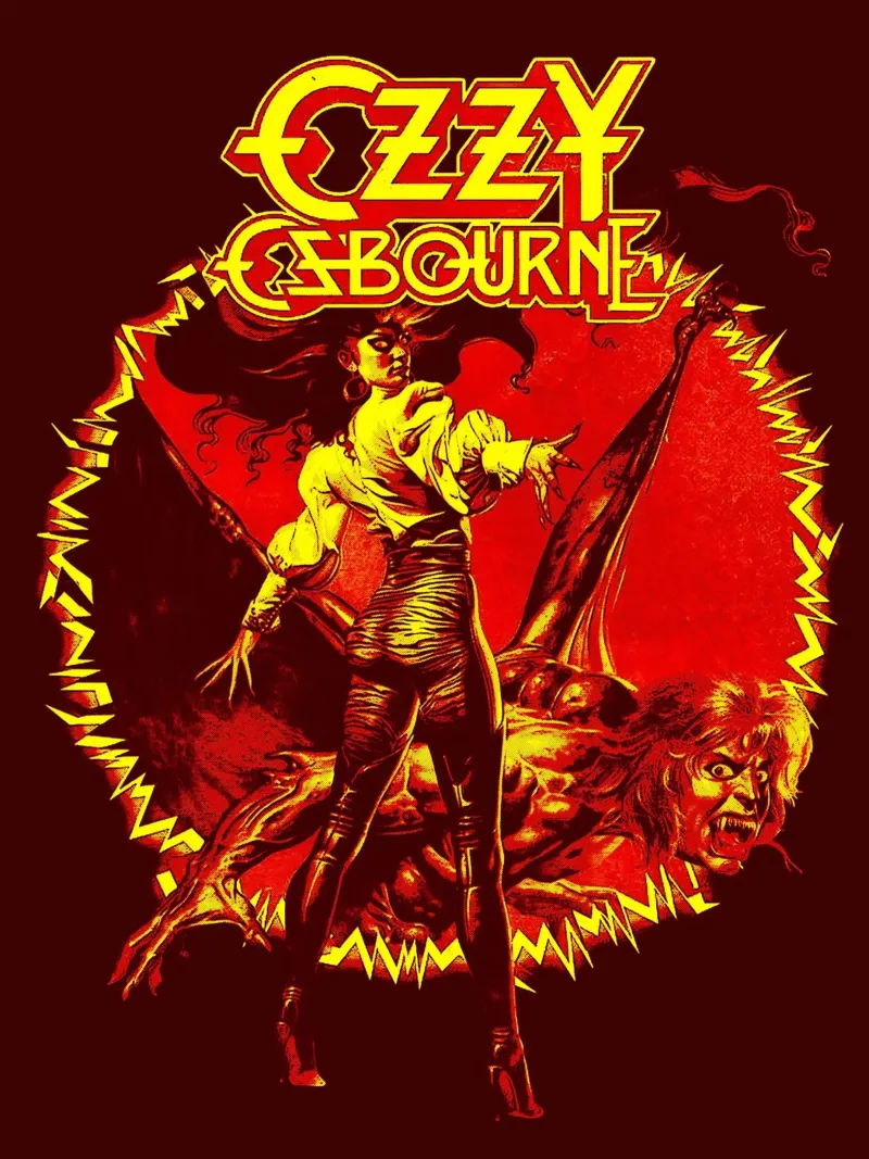 Ozzy Osbourne pellicola backlit da vanhesling