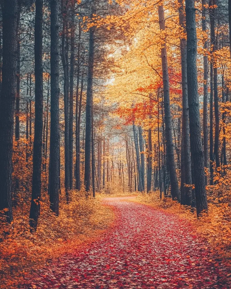 Vibrazioni d'autunno alluminio dibond da PhotoVibe Decor