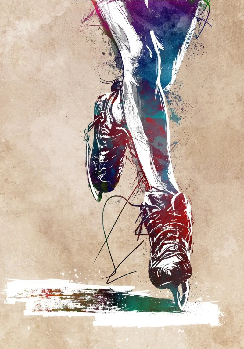 Pattinaggio artistico sport arte poster da SPORT
