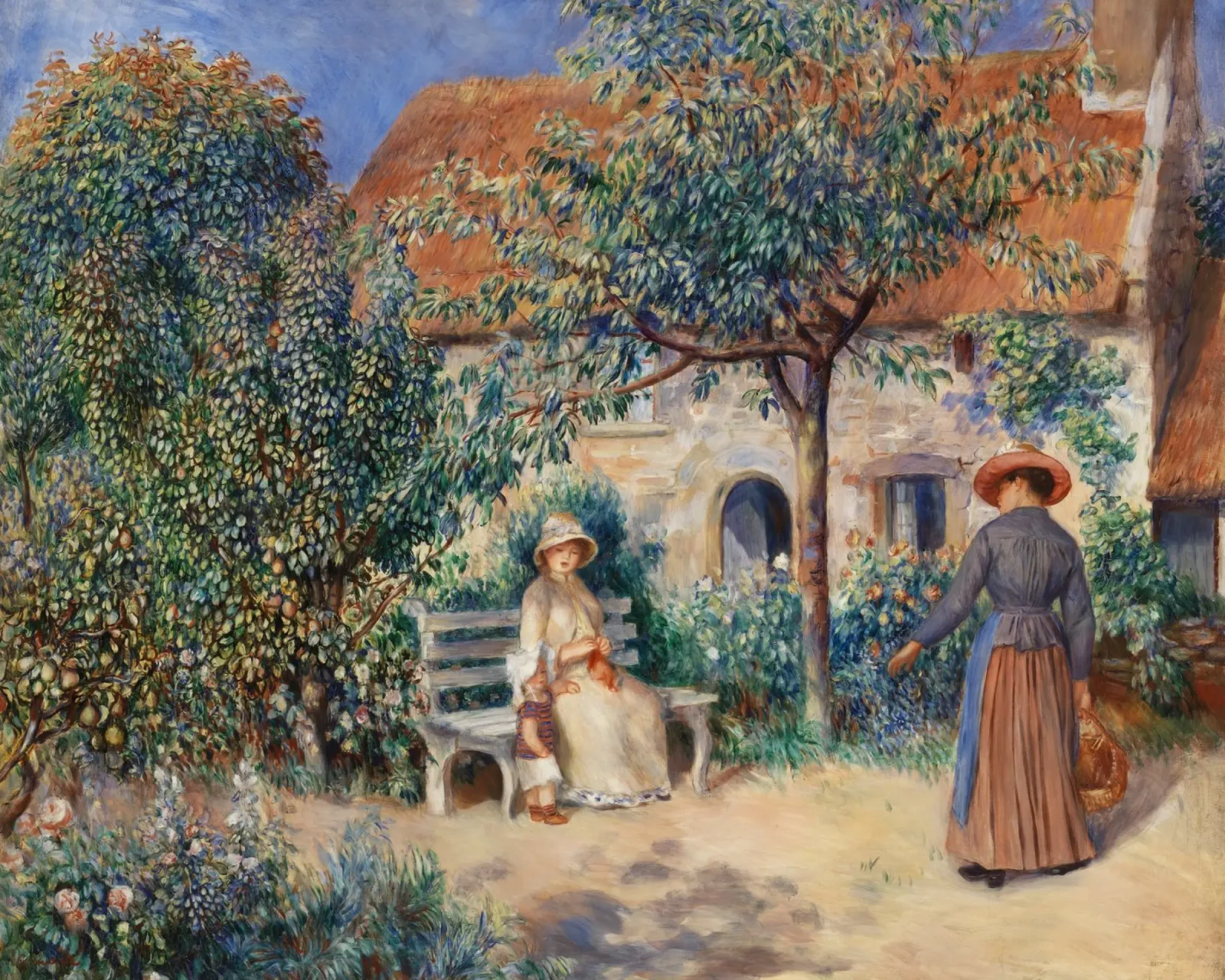 Pierre-Auguste Renoir - In Bretagna (1886) carta hahnemühle da Wirla