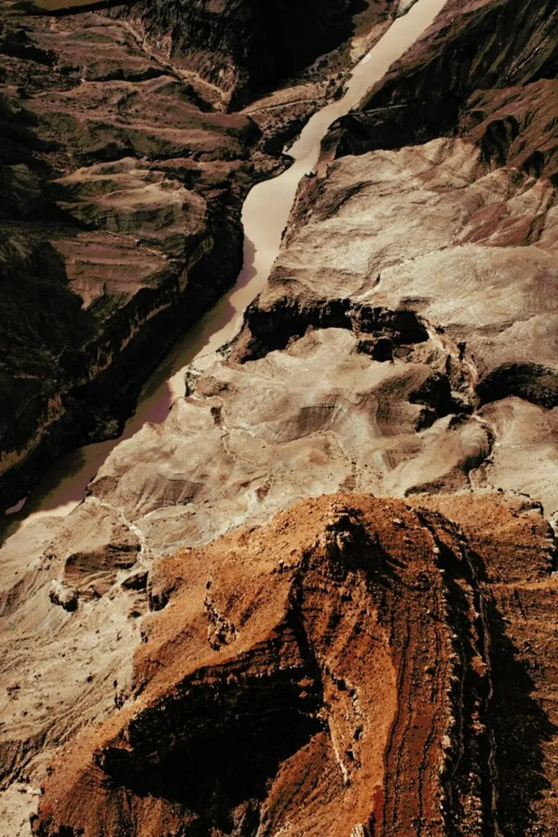 Abstract Grand Canyon Landscape carta hahnemühle da Sebastian Hilgetag