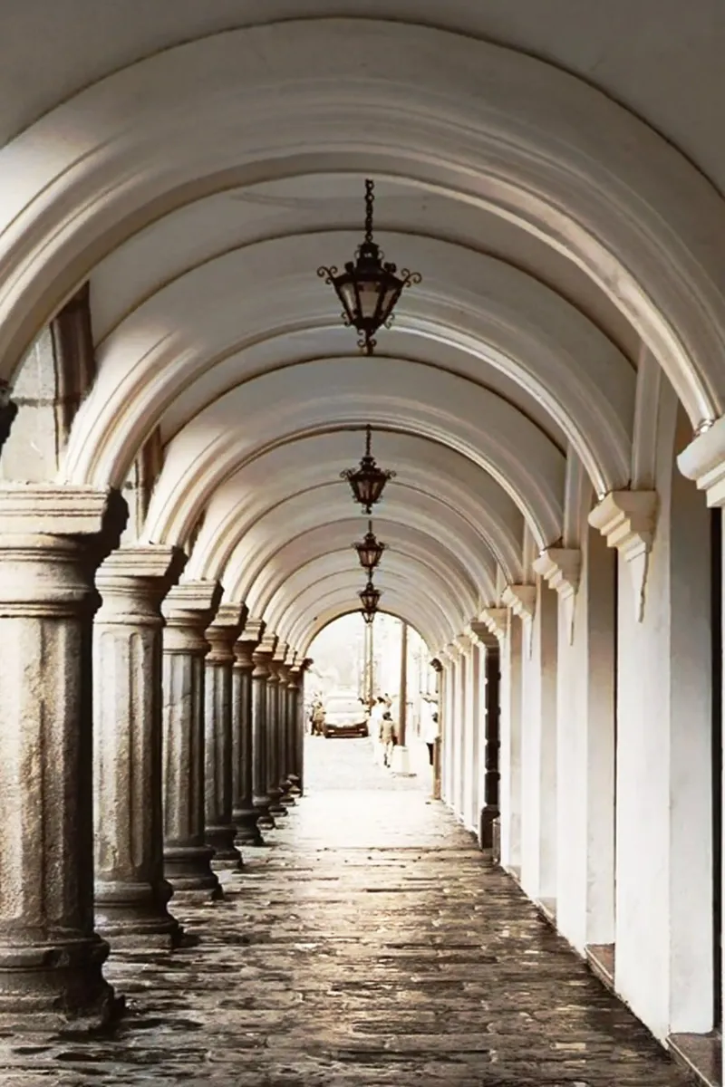 Architettura Archways Fotografia tela con Cornice a cassetta da rapunsell