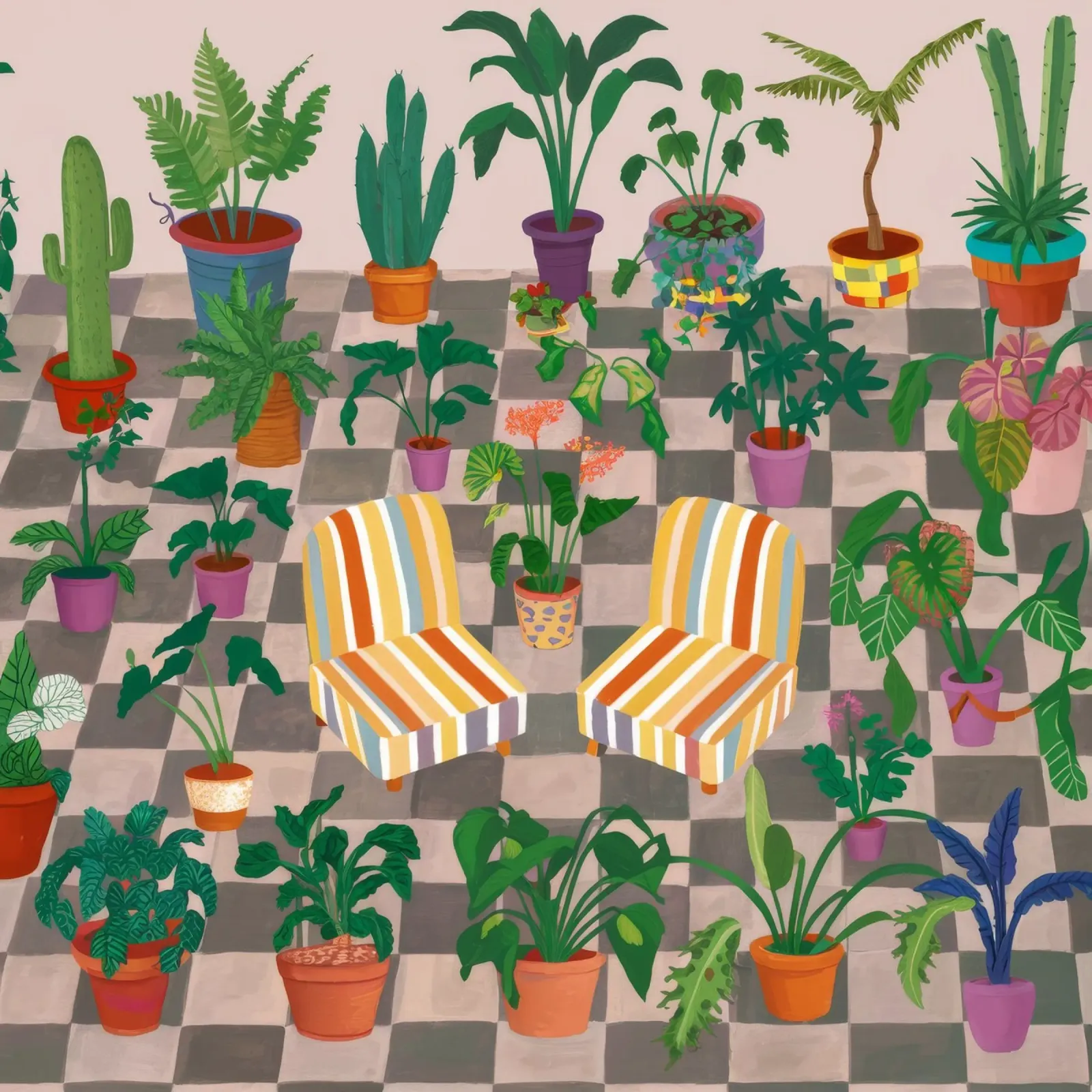 Balcone Plantopia a più livelli alluminio dibond da Paez Harmony