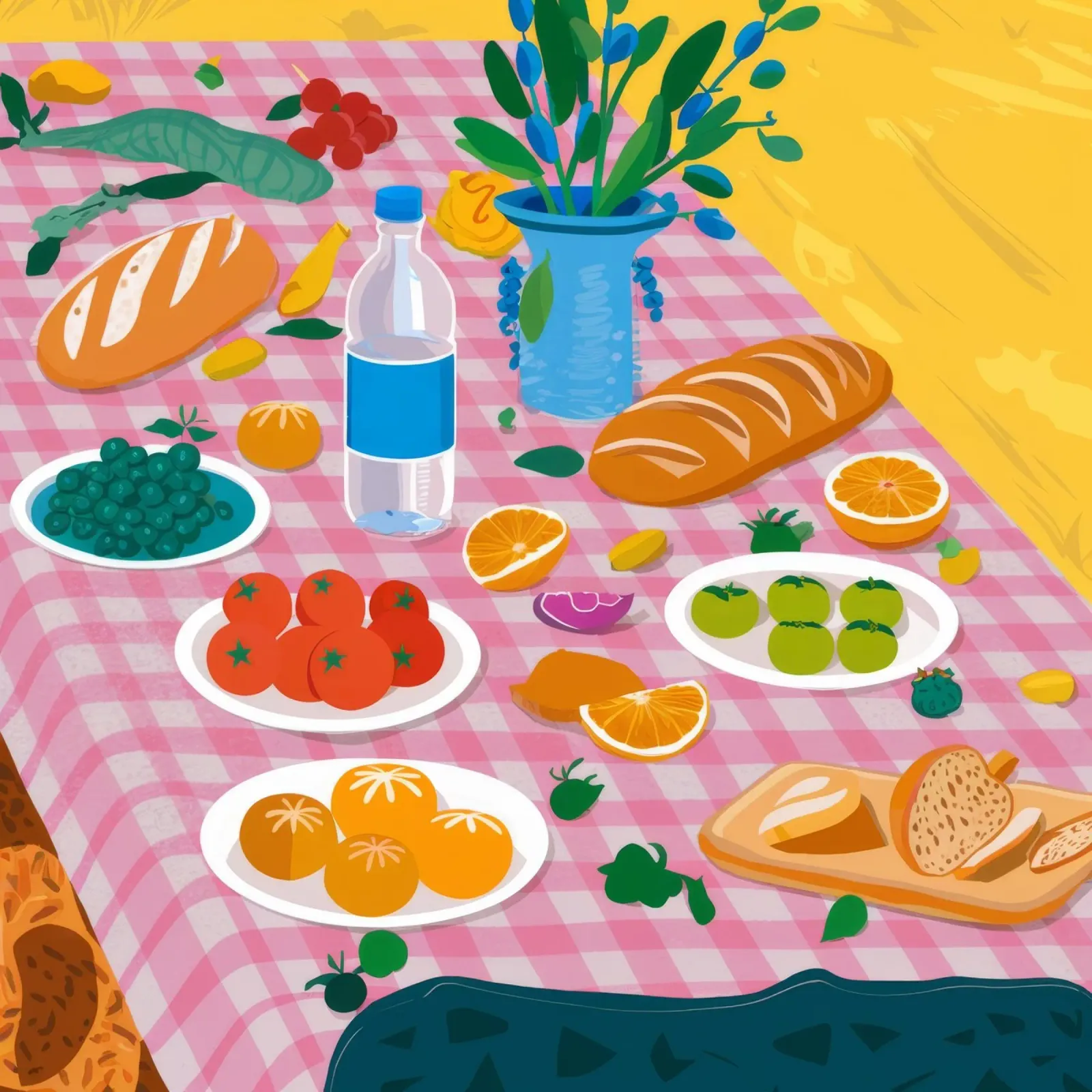 Bountiful Bread Table Hahnemühle von Paez Harmony
