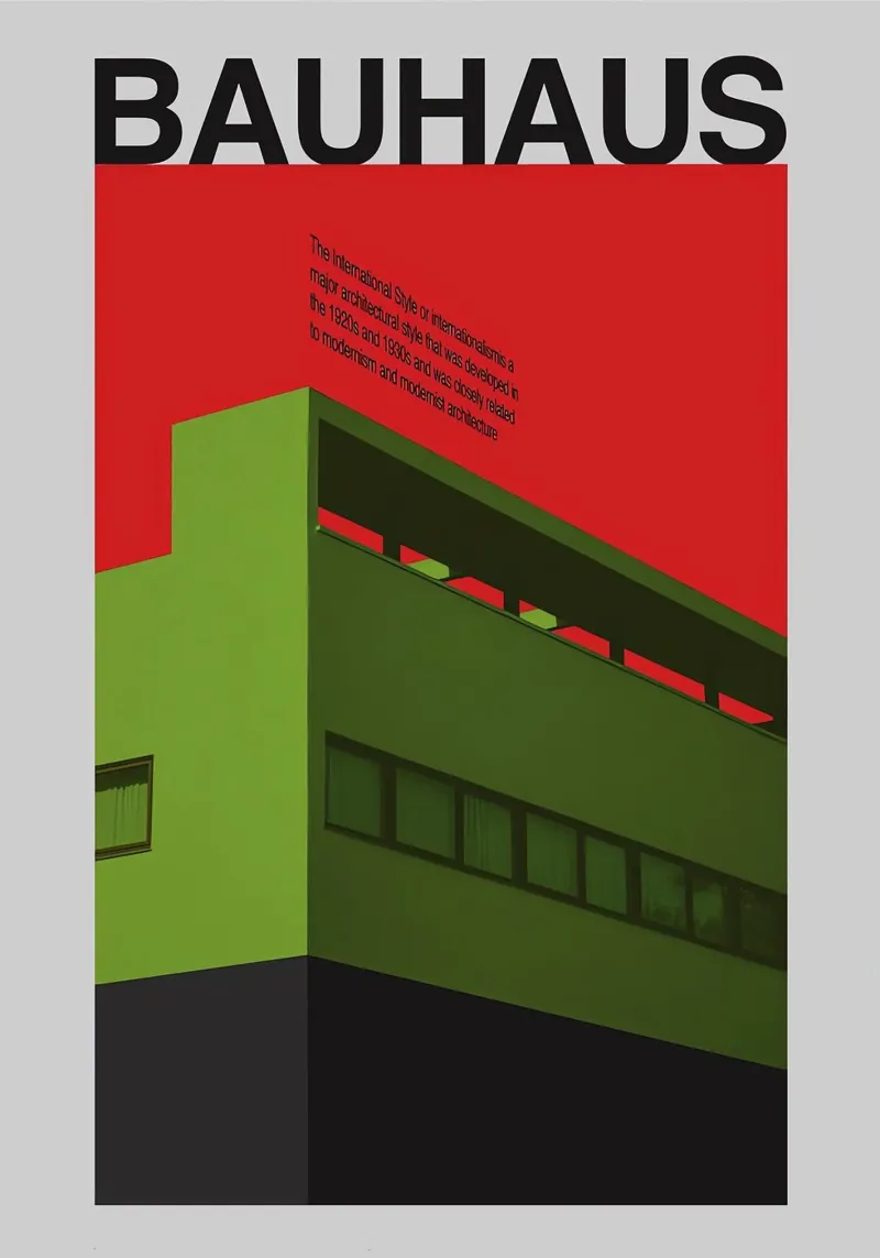 Bauhaus canvas by Brooke