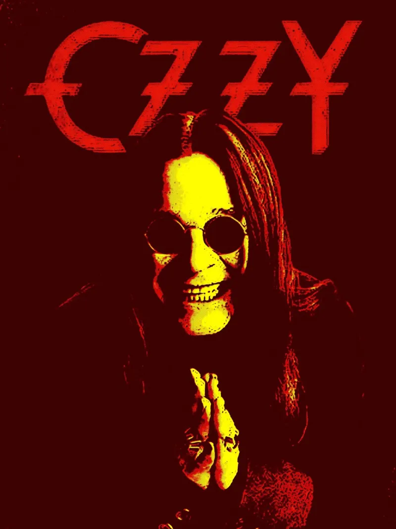 Ozzy Osborne Music Art pellicola backlit da vanhesling