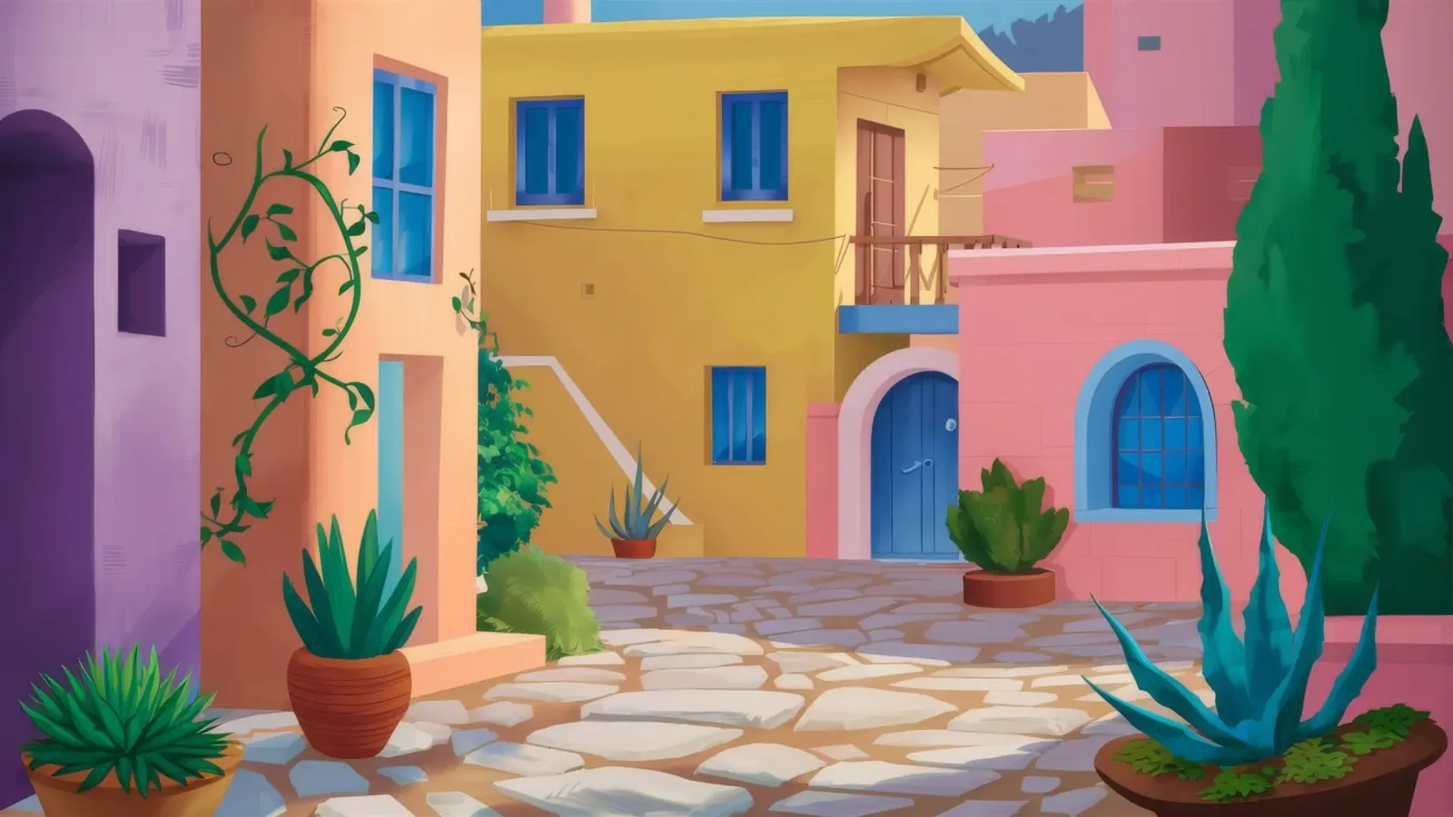 Sunlit Alley Bloom hahnemühle by Haven Mirage
