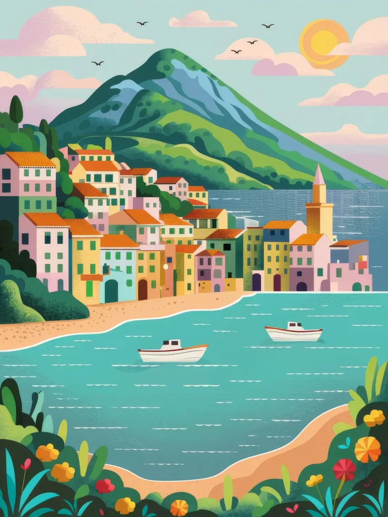 Lakeside Mountain Majesty pellicola backlit da Paez Harmony