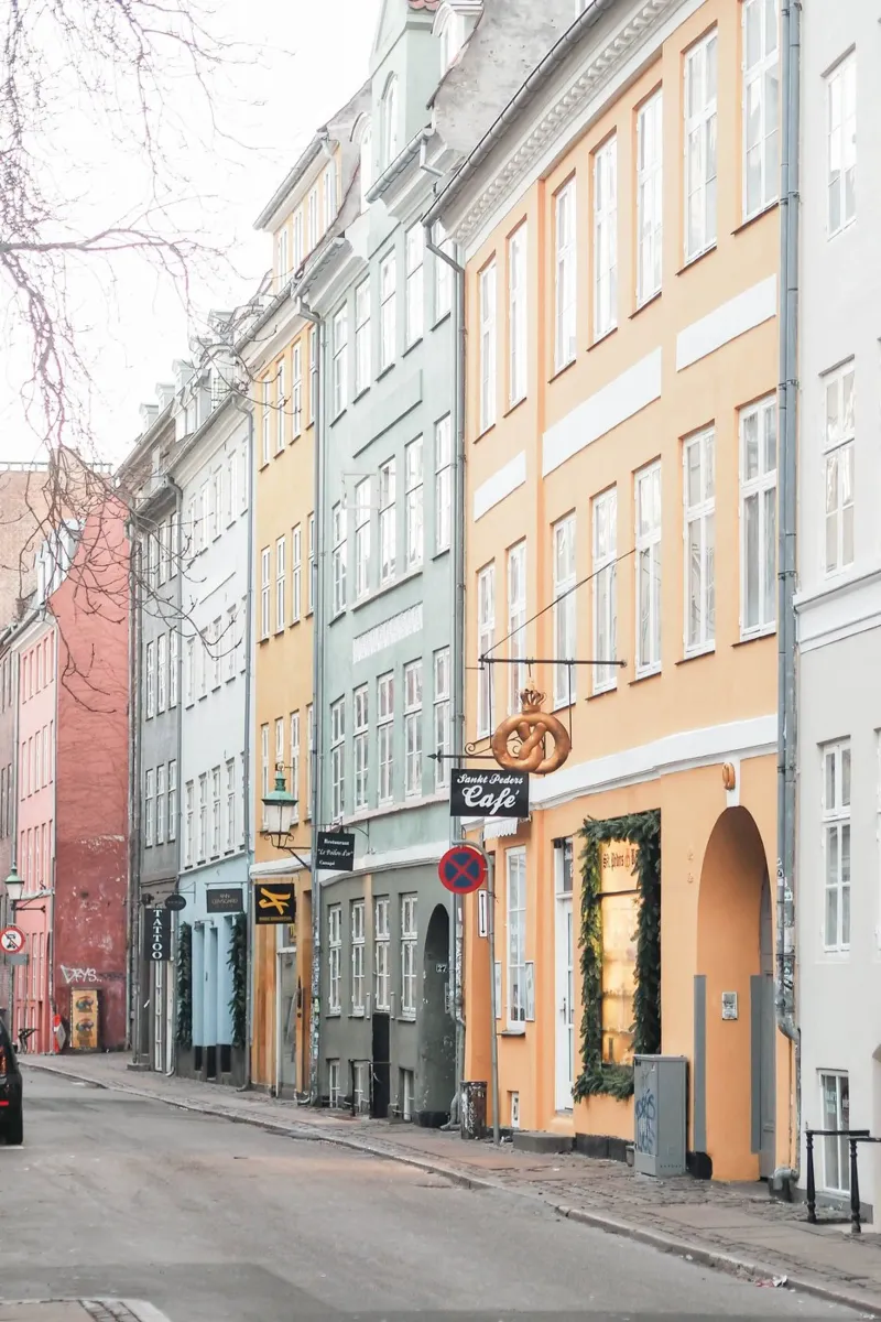 Copenhagen Street Scene pellicola backlit da GraceDigitalArtCo