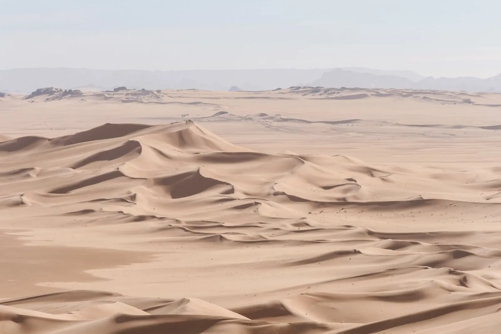 Sea of sand in the Sahara desert carta hahnemühle da photolovers