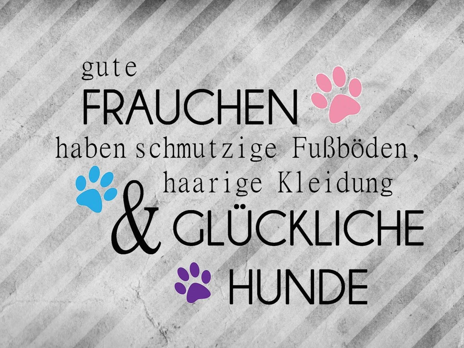 Gute Frauchen - glückliche Hunde Poster von anna-liebt