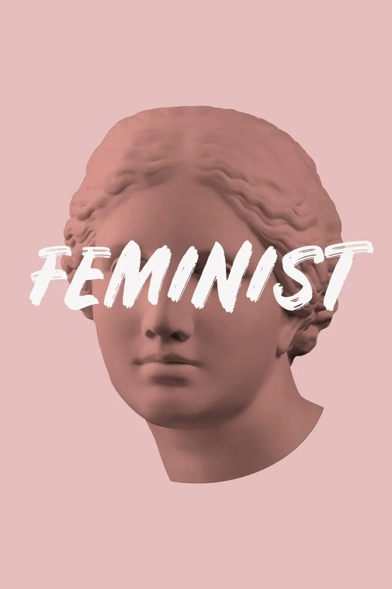 FEMINIST Venus Art poster con telaio in legno da GraceDigitalArtCo
