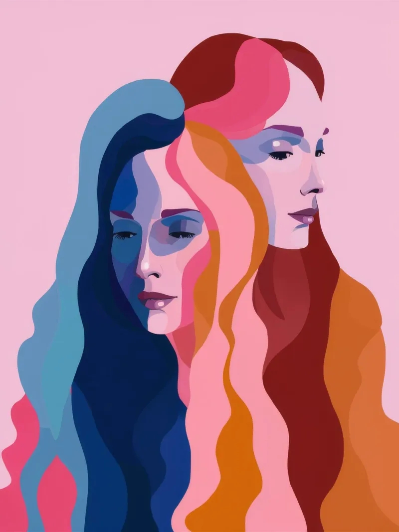 Doppia tonalità di Muse poster da Lumie Layers