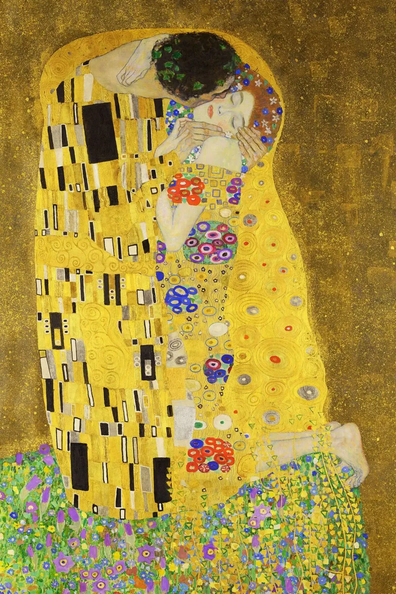 Dettaglio del bacio - Gustav Klimt poster da Show Art