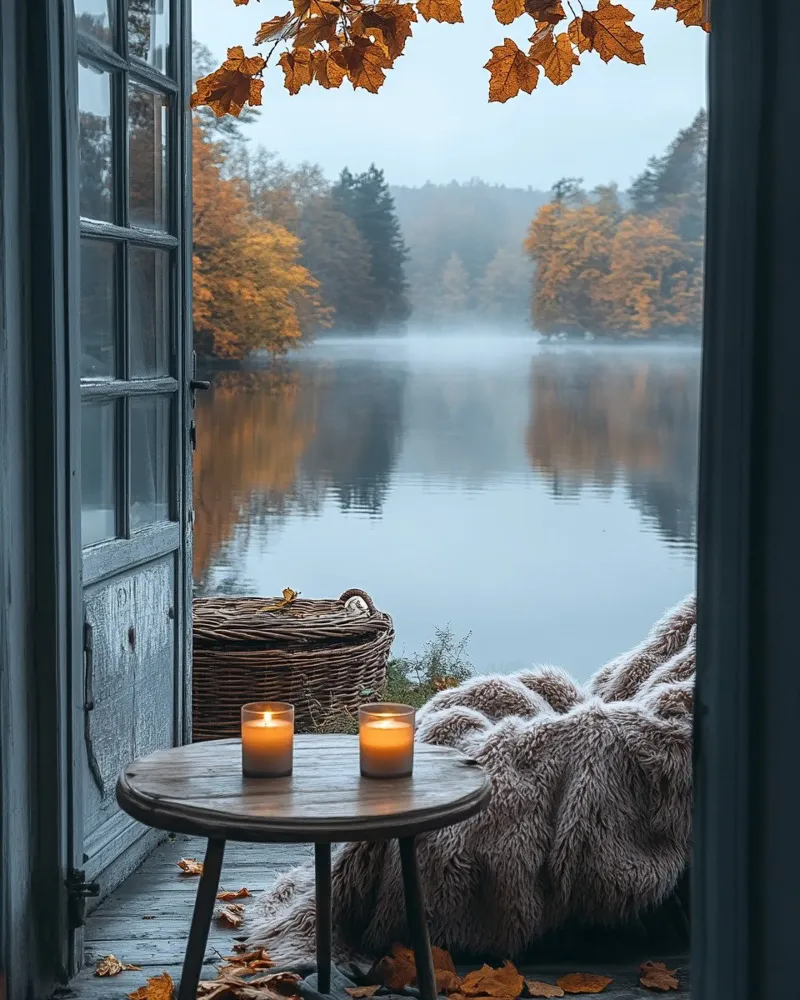Vibrazioni d'autunno alluminio dibond da PhotoVibe Decor