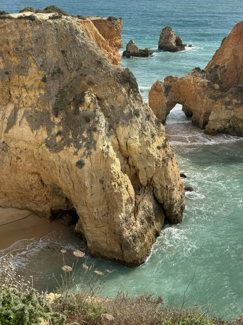 La costa frastagliata del Portogallo tela con Cornice a cassetta da byrieneke