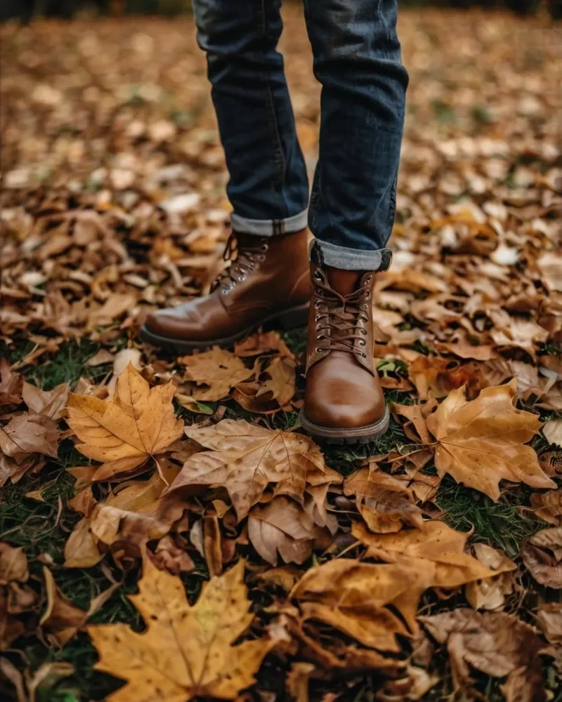 Vibrazioni d'autunno tela con Cornice a cassetta da PhotoVibe Decor
