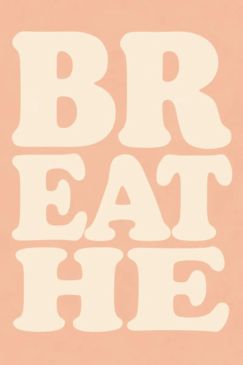 Breathe (Apricot) alluminio dibond da treechild