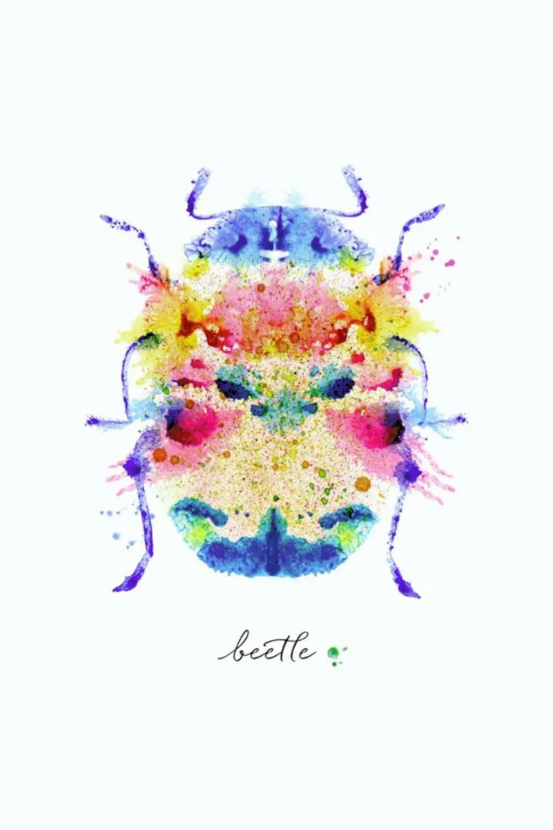 Ink Beetle Psychadelic II pellicola backlit da Flora & Fauna
