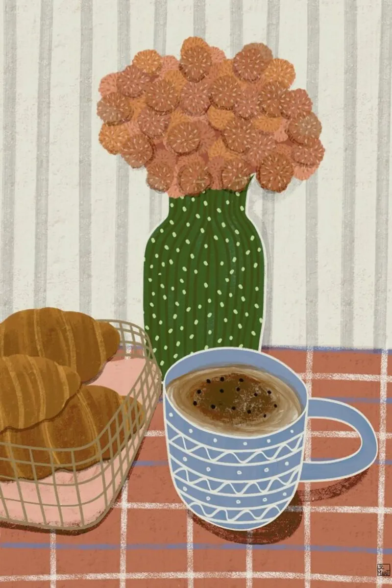 Monday Is Better With Croissants alluminio dibond da Be Mart