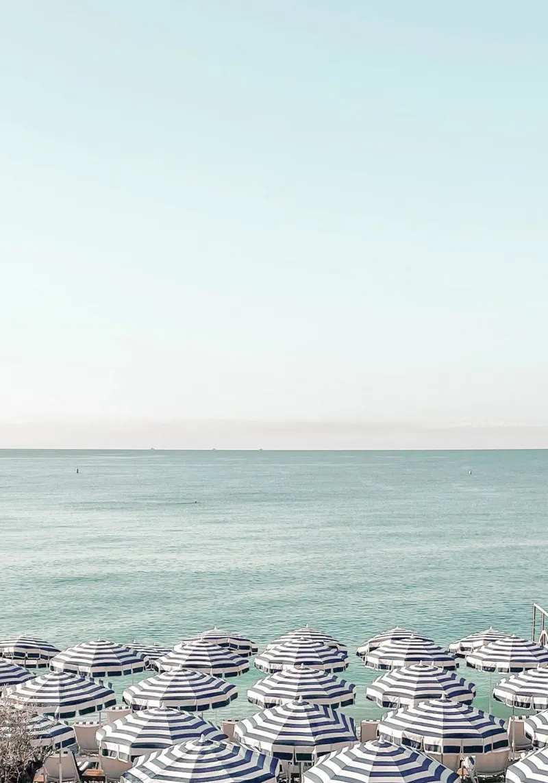 French Riviera Beach Art plexiglas de GraceDigitalArtCo