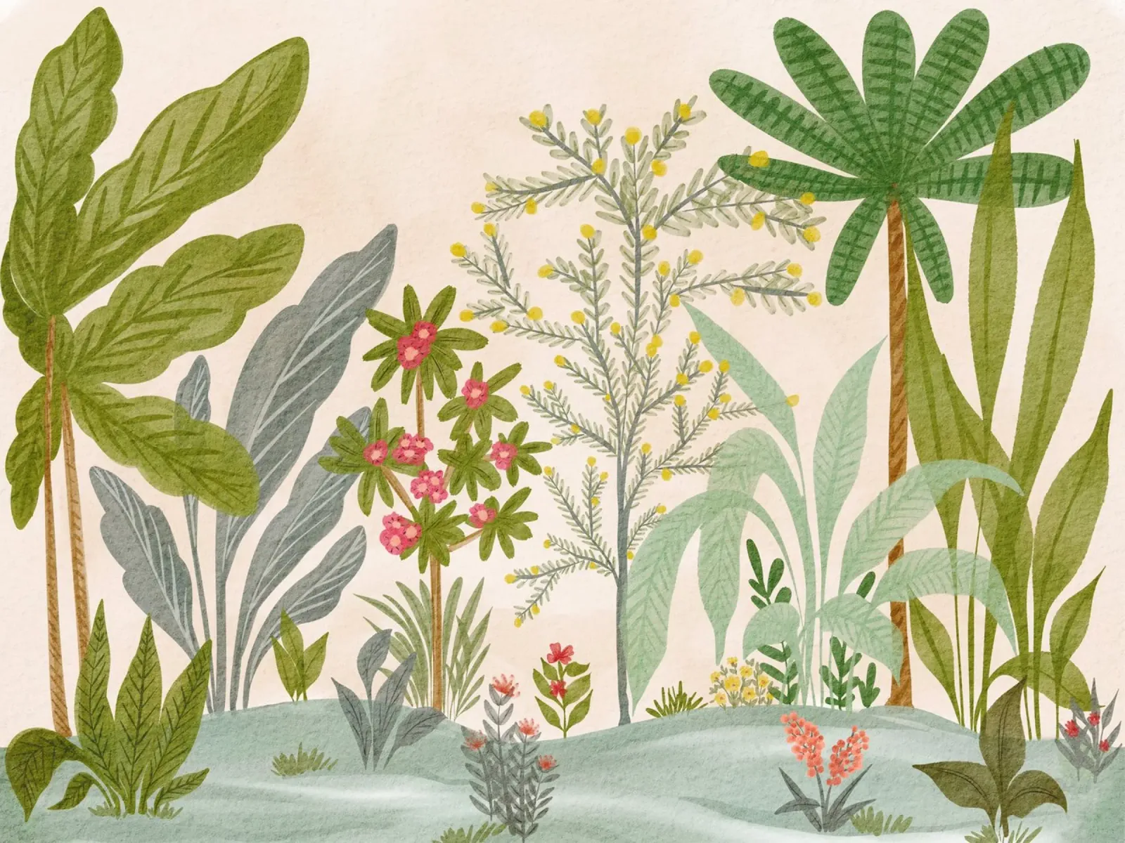 Giungla tropicale carta hahnemühle da Nikita Jariwala