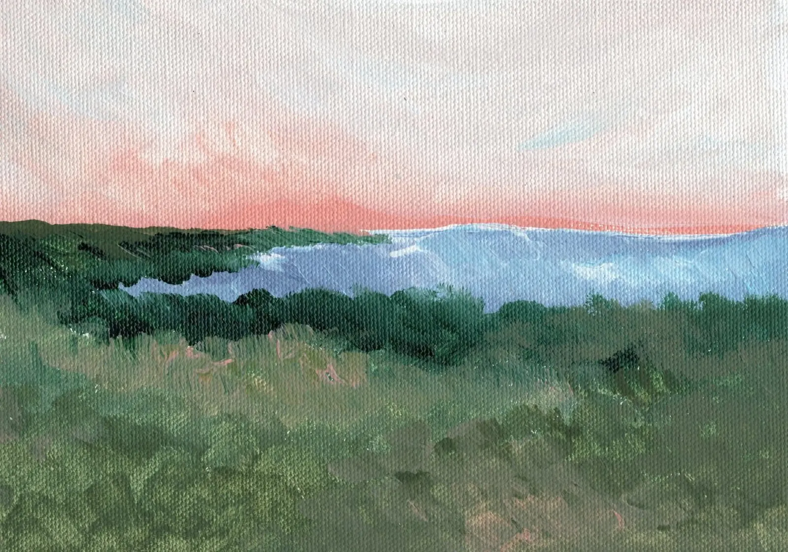 Errötender Himmel Hahnemühle von Nikita Jariwala
