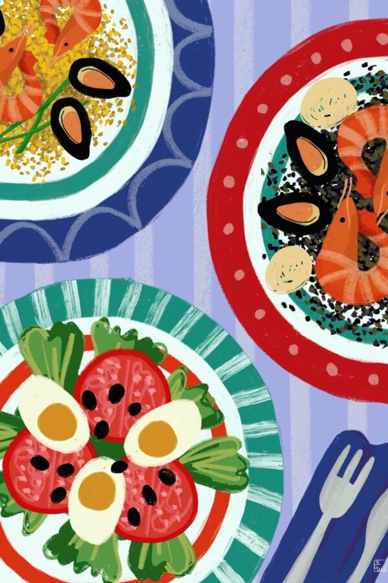 Paella poster by Be Mart