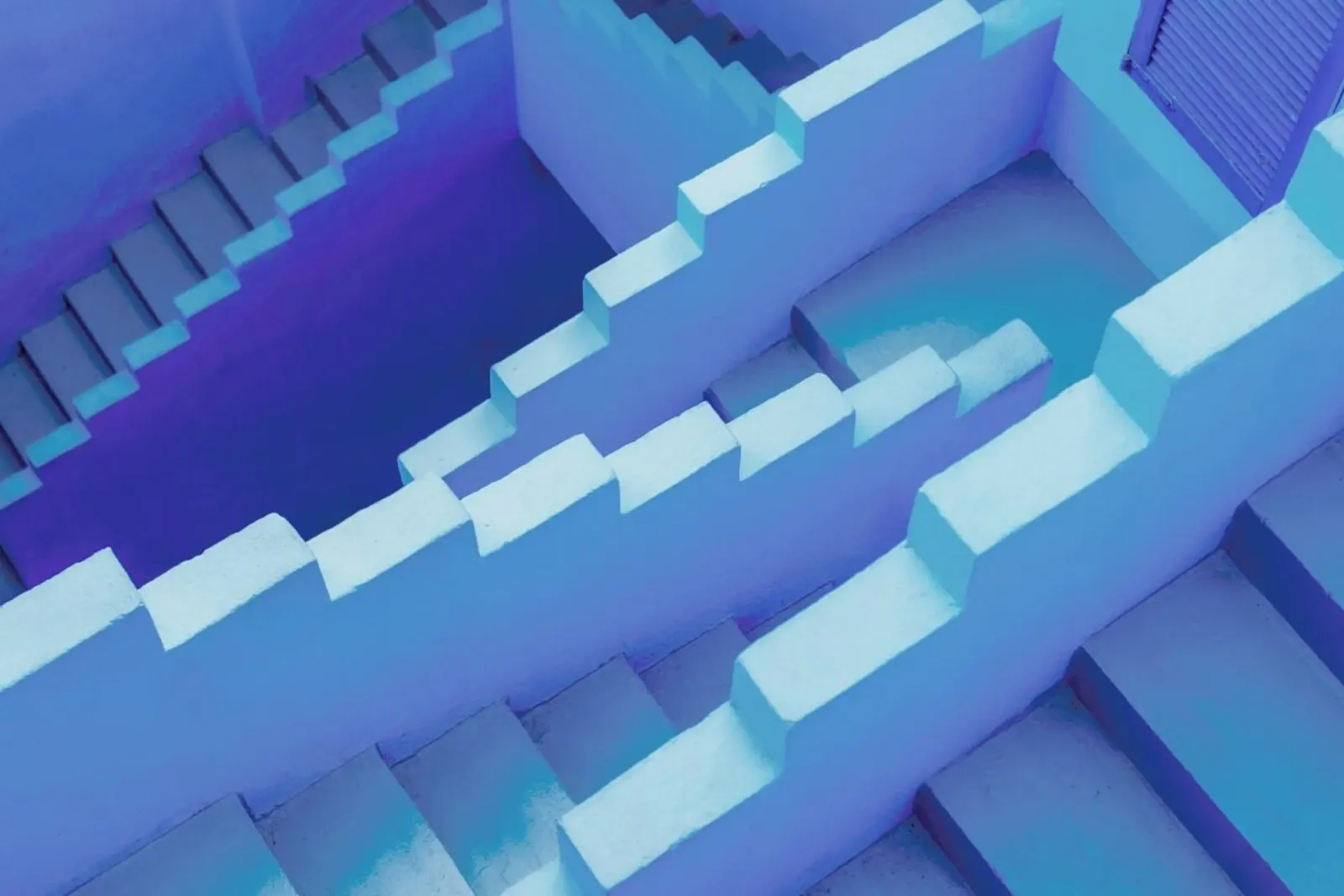Blue Maze carta hahnemühle da Rupert Höller