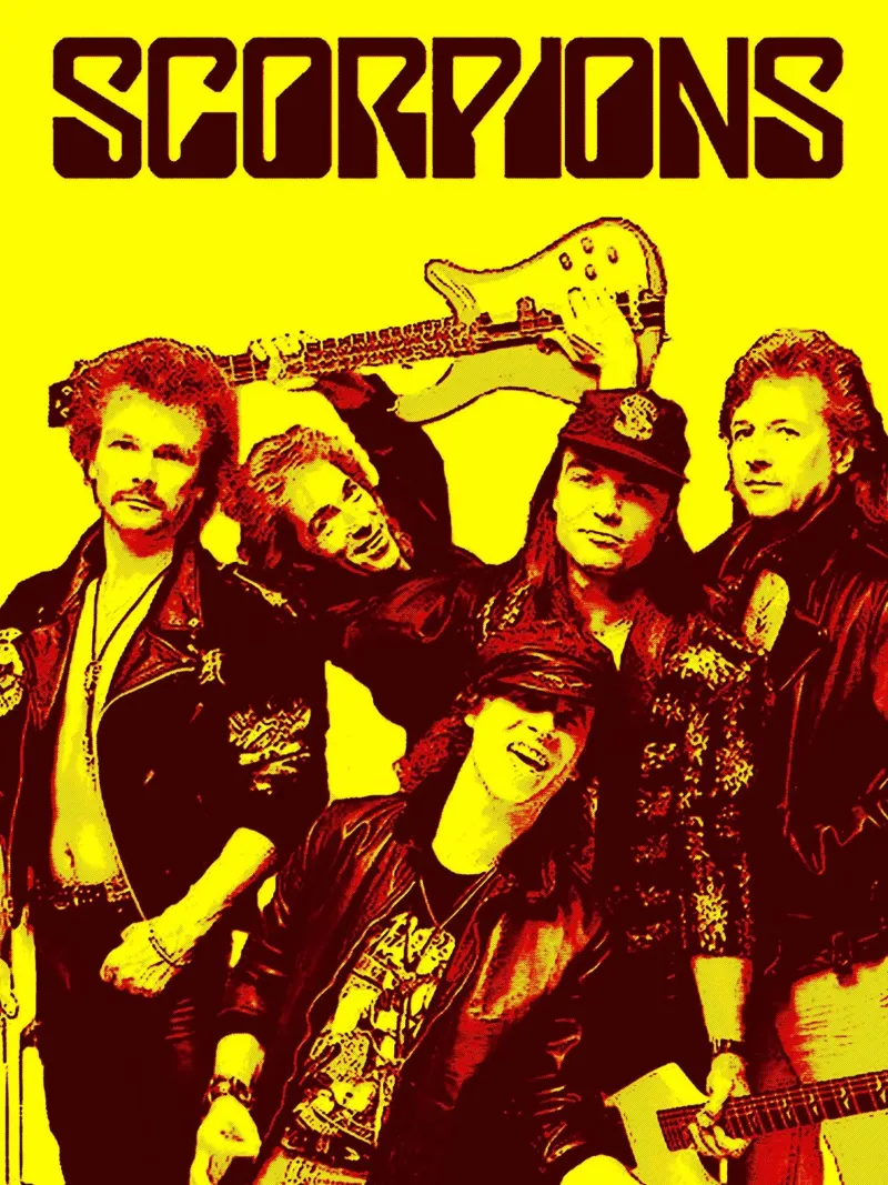 Scorpions Band Art pellicola backlit da vanhesling